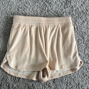 Women's Tan “Teddy Bear” Shorts